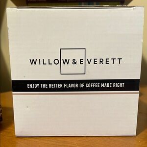 Willow & Everett Stainless Steel Coffee Cone Dripper|Ultra-fine Mesh|New